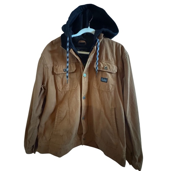 Sullen Art Collective Other - Sullen Art Collective Brown Survivalist Duck Canvas Jacket XL Black Hoodie *Flaw